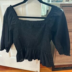 Elegant Black Women's Top
